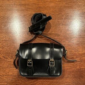 Dr. Martens Black Leather Mini Satchel